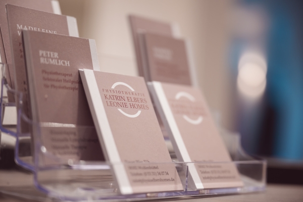 Physiotherapie Elbers&Homes - Visitenkarten